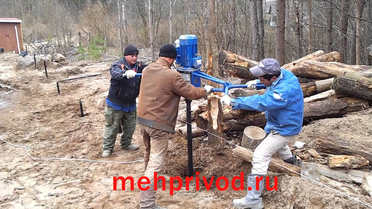 Мотор-редукторы для работы установки вкручивания винтовых свай